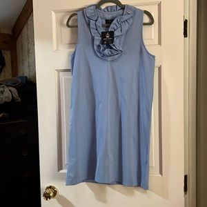 Sailor sailor NWT Knit blue fabric. Size M dress with ruffled collar.